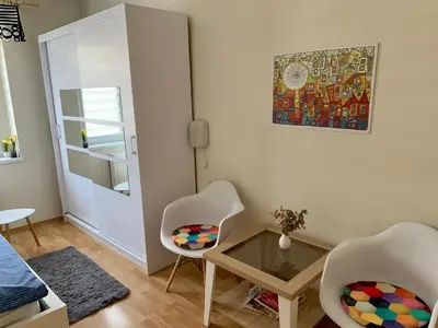 Część wypoczynkowa w obiekcie Apartament Joanna parter blisko Rynku, Onkologii i strefy ekonomicznej