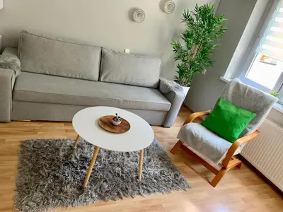Część wypoczynkowa w obiekcie Apartament Joanna parter blisko Rynku, Onkologii i strefy ekonomicznej