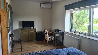 Telewizja i/lub zestaw kina domowego w obiekcie Es8bar