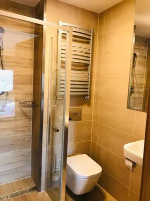 Łazienka w obiekcie Hotel Korona