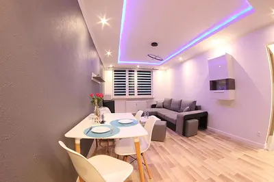 Część wypoczynkowa w obiekcie Noclegi FAMILY APARTMENTS Hotel Apartamenty