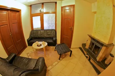 Część wypoczynkowa w obiekcie Apartamenty pokoje 