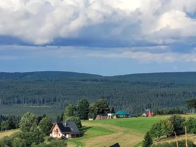 Przyroda w pobliżu tego domu w stylu alpejskim