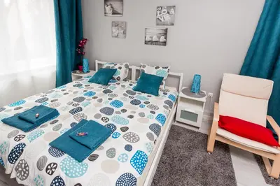 Łóżko lub łóżka w pokoju w obiekcie Grey House