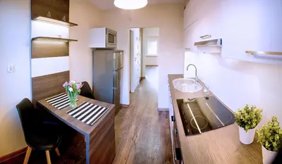 Kuchnia lub aneks kuchenny w obiekcie Apartament Fryderyk Premium 2