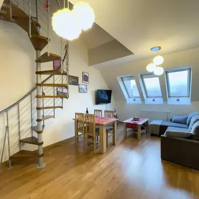 Apartament fioletowy w Polanicy
