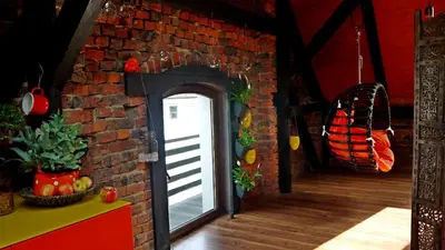 Plan piętra w obiekcie Old Attic House
