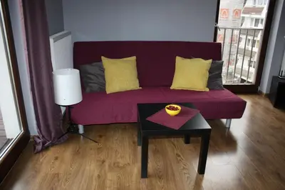 Część wypoczynkowa w obiekcie Marea Apartment