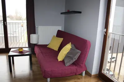 Część wypoczynkowa w obiekcie Marea Apartment