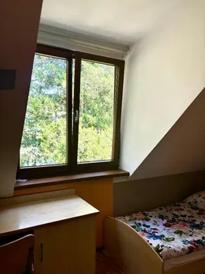 Łóżko lub łóżka w pokoju w obiekcie Hostel Nuove Frontiere
