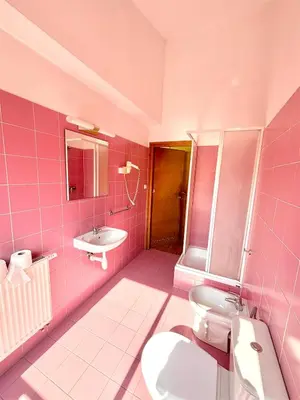 Łazienka w obiekcie Hostel Nuove Frontiere
