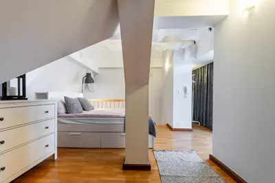 Łóżko lub łóżka w pokoju w obiekcie Apartementy Plac Solny 20