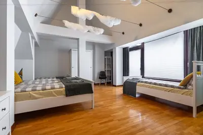 Łóżko lub łóżka w pokoju w obiekcie Apartementy Plac Solny 20