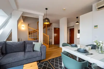 Część wypoczynkowa w obiekcie Apartementy Plac Solny 20