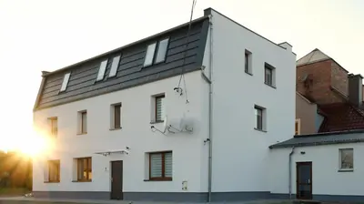 Budynek, w którym mieści się apartament