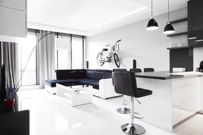 Telewizja i/lub zestaw kina domowego w obiekcie Prestige Apartaments 79
