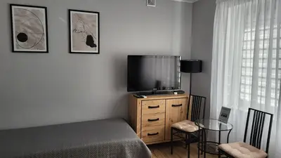 Telewizja i/lub zestaw kina domowego w obiekcie Centrum Turystyczne