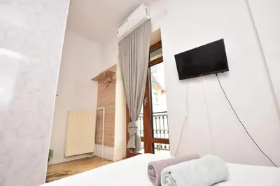 Telewizja i/lub zestaw kina domowego w obiekcie City Central Hostel - Pokoje prywatne
