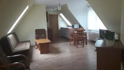 Część wypoczynkowa w obiekcie Apartamenty Gościnne Med-Palace