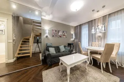 Część wypoczynkowa w obiekcie Luxury Apartments - Wroclaw Old Town - Wrocław Rynek