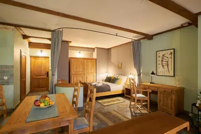 Część wypoczynkowa w obiekcie Vincent OldTown Apartments