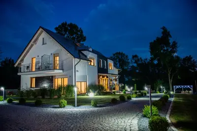 Budynek, w którym mieści się apartament