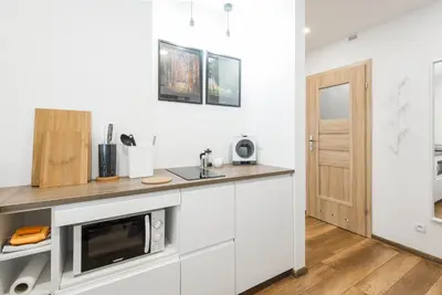 Kuchnia lub aneks kuchenny w obiekcie Klimt Apartment