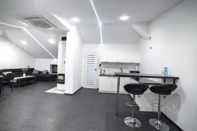 Kuchnia lub aneks kuchenny w obiekcie Apartament Iwona