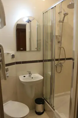 Łazienka w obiekcie Hotel Oaza