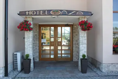 Fasada lub wejście do obiektu Hotel Oaza