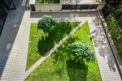 Ogród w obiekcie apartamenty-wroc Księcia Witolda