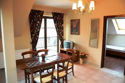 Część wypoczynkowa w obiekcie Apartamenty Dom na Wzgórzu Gardenia