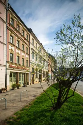 Budynek, w którym mieści się aparthotel