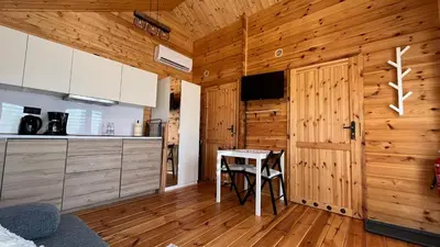 Kuchnia lub aneks kuchenny w obiekcie Dwór Piotra i Pawła- pokoje i domki