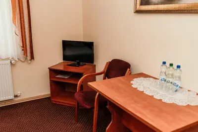 Telewizja i/lub zestaw kina domowego w obiekcie Motel Łasuch