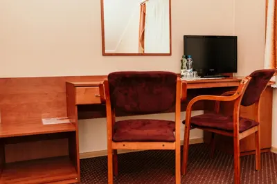 Telewizja i/lub zestaw kina domowego w obiekcie Motel Łasuch