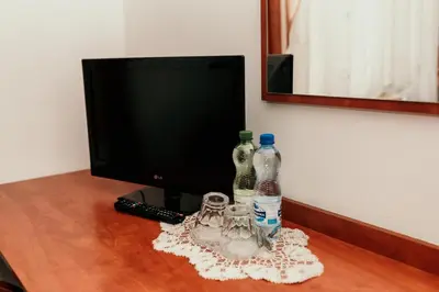 Telewizja i/lub zestaw kina domowego w obiekcie Motel Łasuch