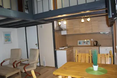 Kuchnia lub aneks kuchenny w obiekcie Apartamenty Górskie