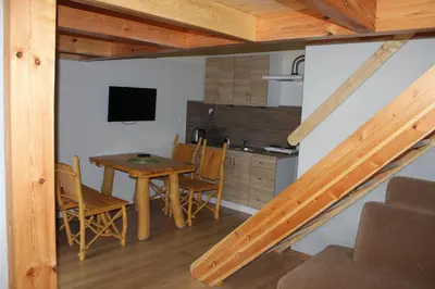 Kuchnia lub aneks kuchenny w obiekcie Apartamenty Górskie
