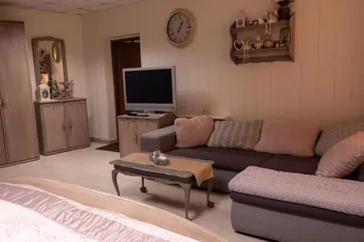 Telewizja i/lub zestaw kina domowego w obiekcie Agroturystyka Ranczo