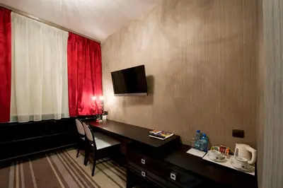 Telewizja i/lub zestaw kina domowego w obiekcie Hotel Symfonia Osjaków