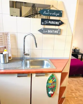 Kuchnia lub aneks kuchenny w obiekcie Mieszkanie w Srodmiesciu blisko rynku