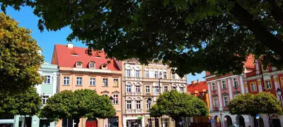 Budynek, w którym mieści się apartament