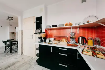 Kuchnia lub aneks kuchenny w obiekcie Cilantro Bed & Breakfast