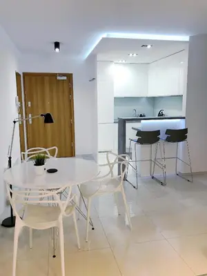 Kuchnia lub aneks kuchenny w obiekcie Icon Apartments Centrum 68