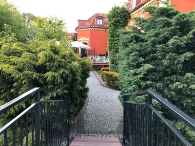 Ogród w obiekcie Dworek 1885