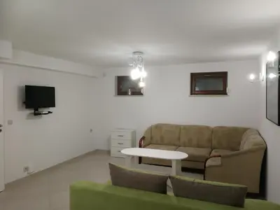Część wypoczynkowa w obiekcie Apartamenty w Gorach Stolowych