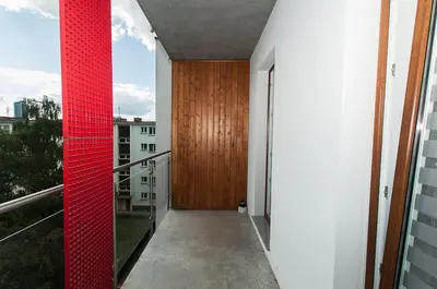 Balkon lub taras w obiekcie A.S. HOME Kosciuszki