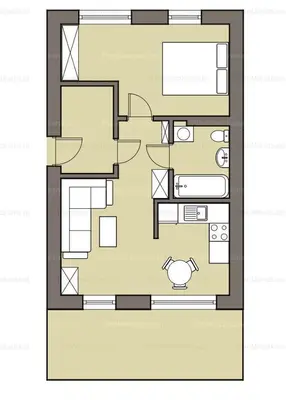 Plan piętra w obiekcie A.S. HOME Kosciuszki