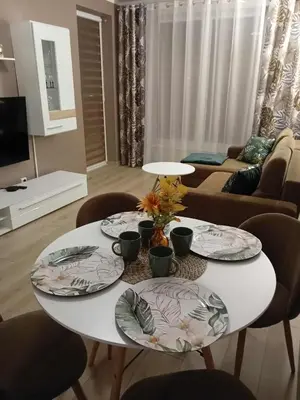 Telewizja i/lub zestaw kina domowego w obiekcie Apartament Zacisze